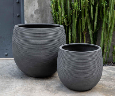 Campania International Fiber Clay Marlton Planter Urn/Planter Campania International Lead Lite Large